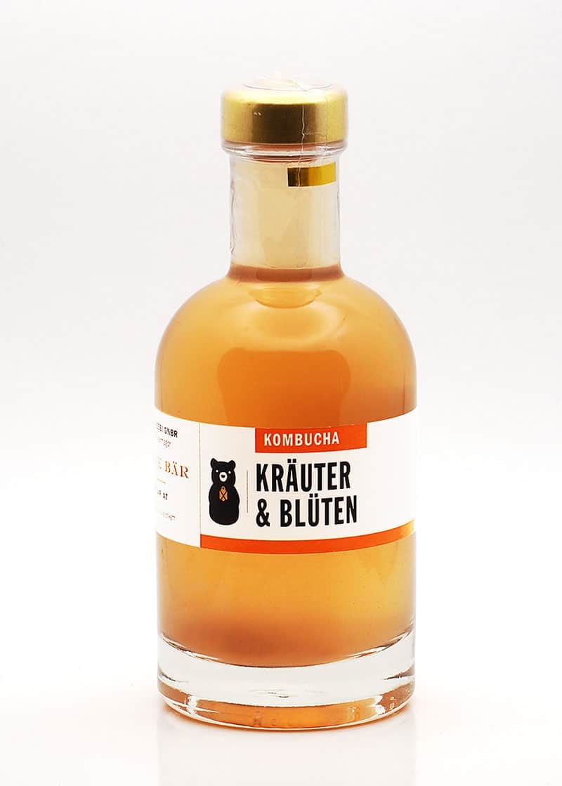 Kräuter-Blüten-Kombucha