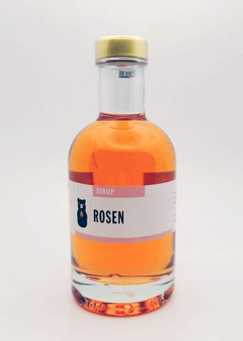 Flasche Rosensirup